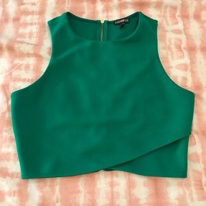 Express High Neck Crop Top
